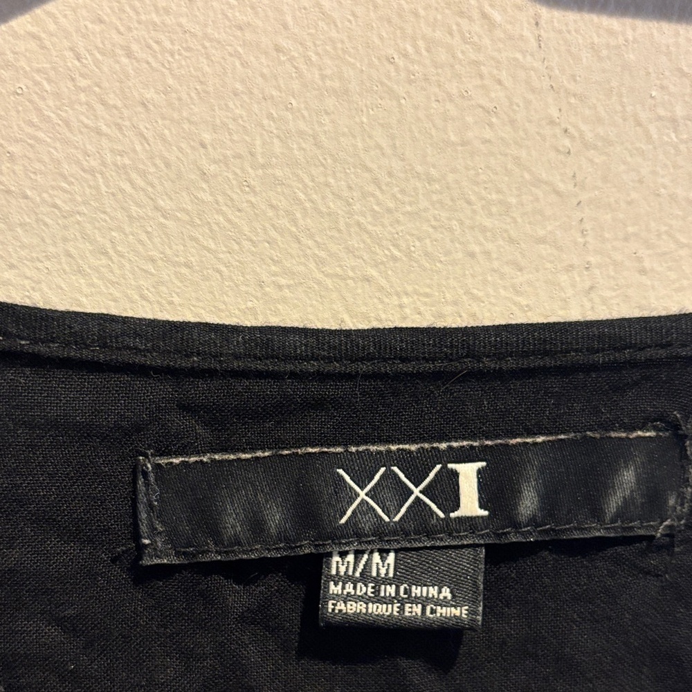 BOC Black Top with Colorful Embroidery - Picture 4 of 6